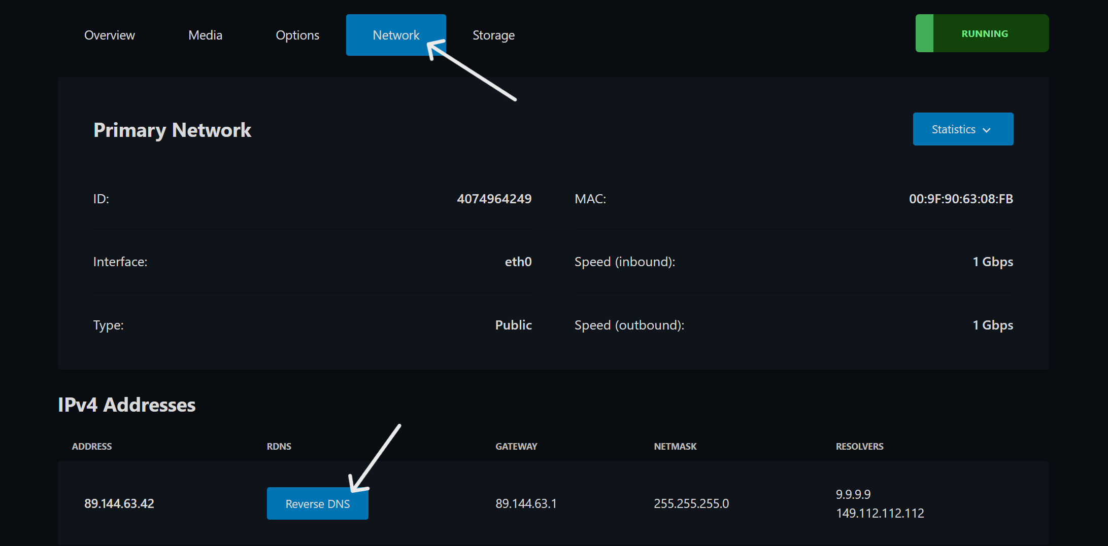 Edit rDNS in INRA SCP INRA SCP (rDNS)